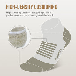 Charleston Low-Cut Merino Wool Running Socks (2-Pair)