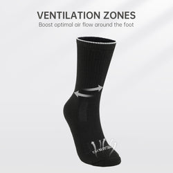 Ironman Merino Wool Boot Socks with Cushioned Toe Box (1 Pair)