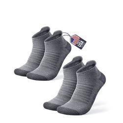 Charleston Low-Cut Merino Wool Running Socks (2-Pair)