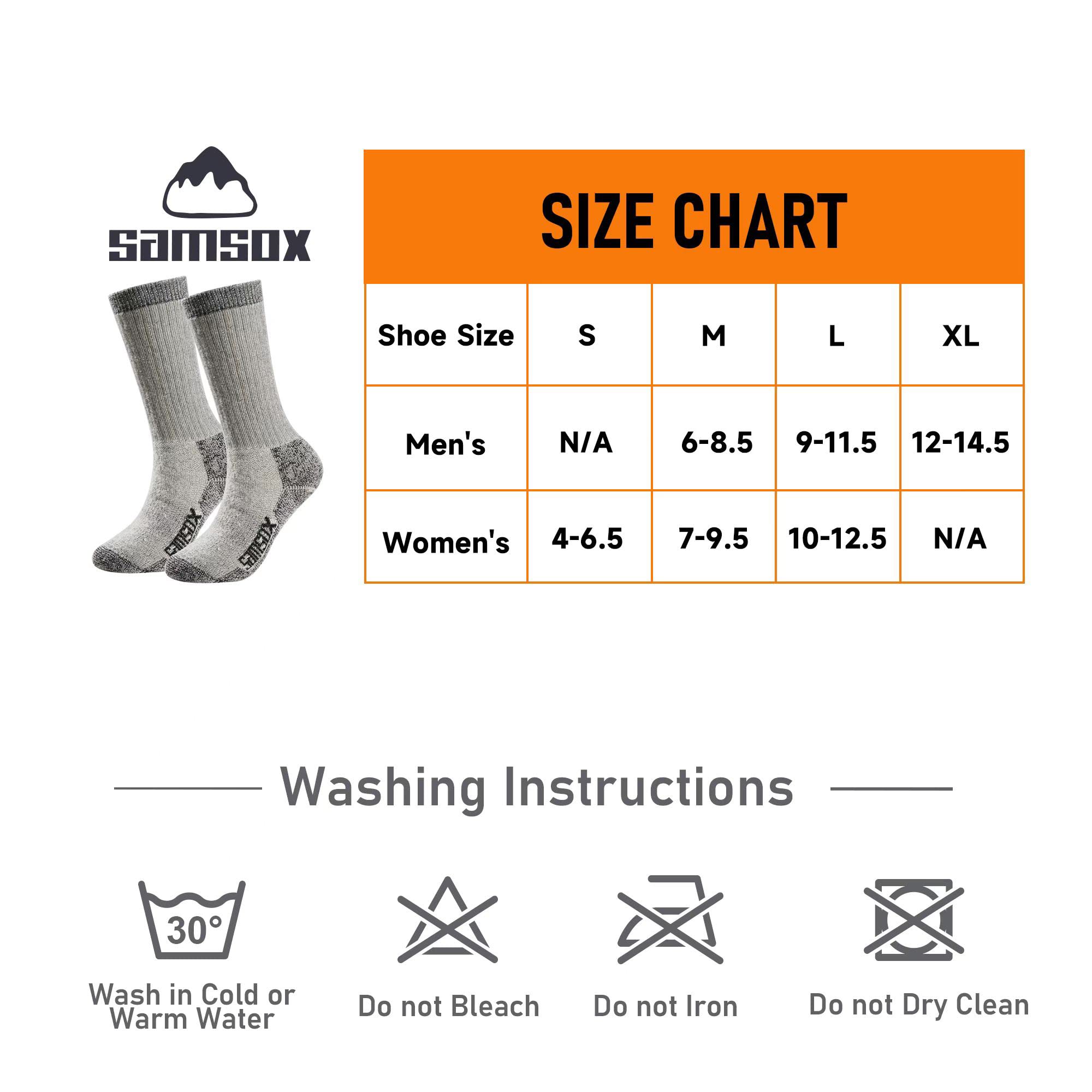 Bozeman Heavyweight Merino Wool Full Cushion Expedition & Boot Socks (Extended Crew, 1 Pair)