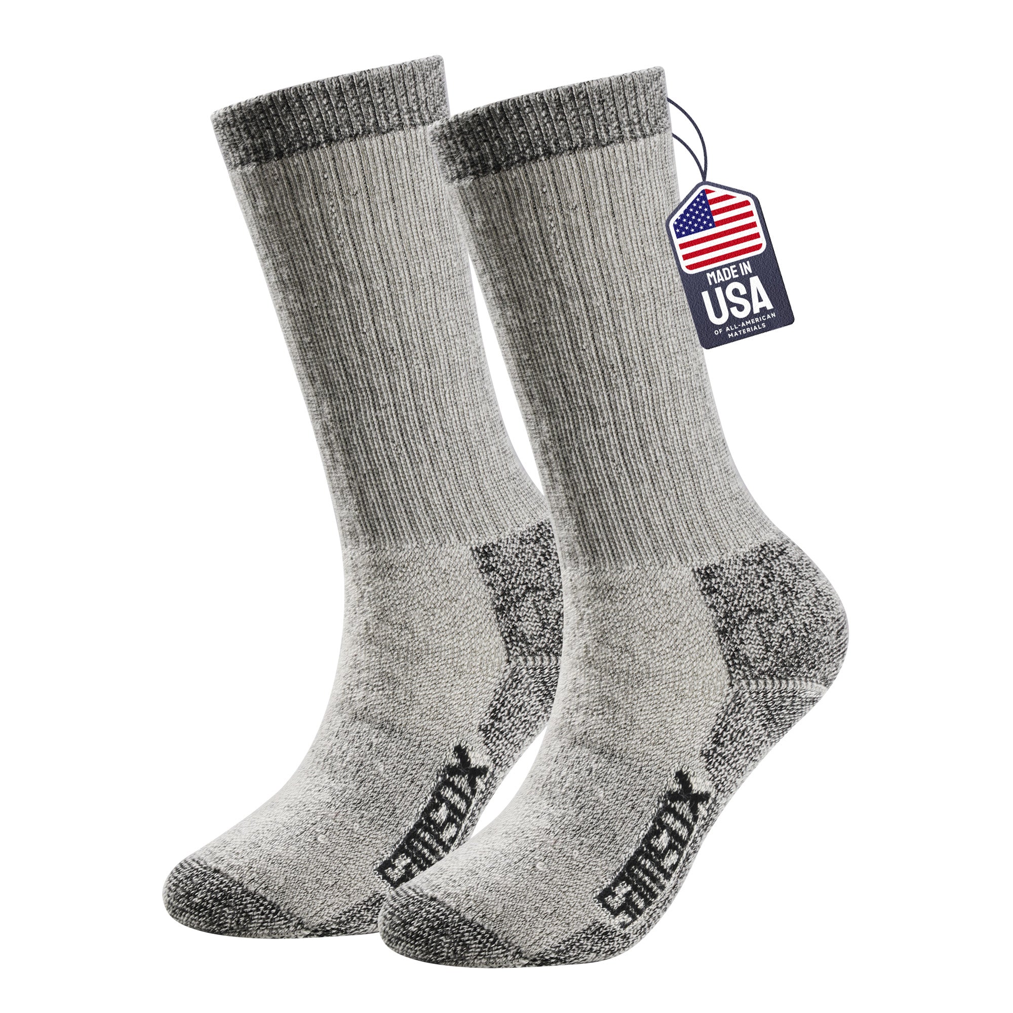 Bozeman Heavyweight Merino Wool Full Cushion Expedition & Boot Socks (Extended Crew, 1 Pair)