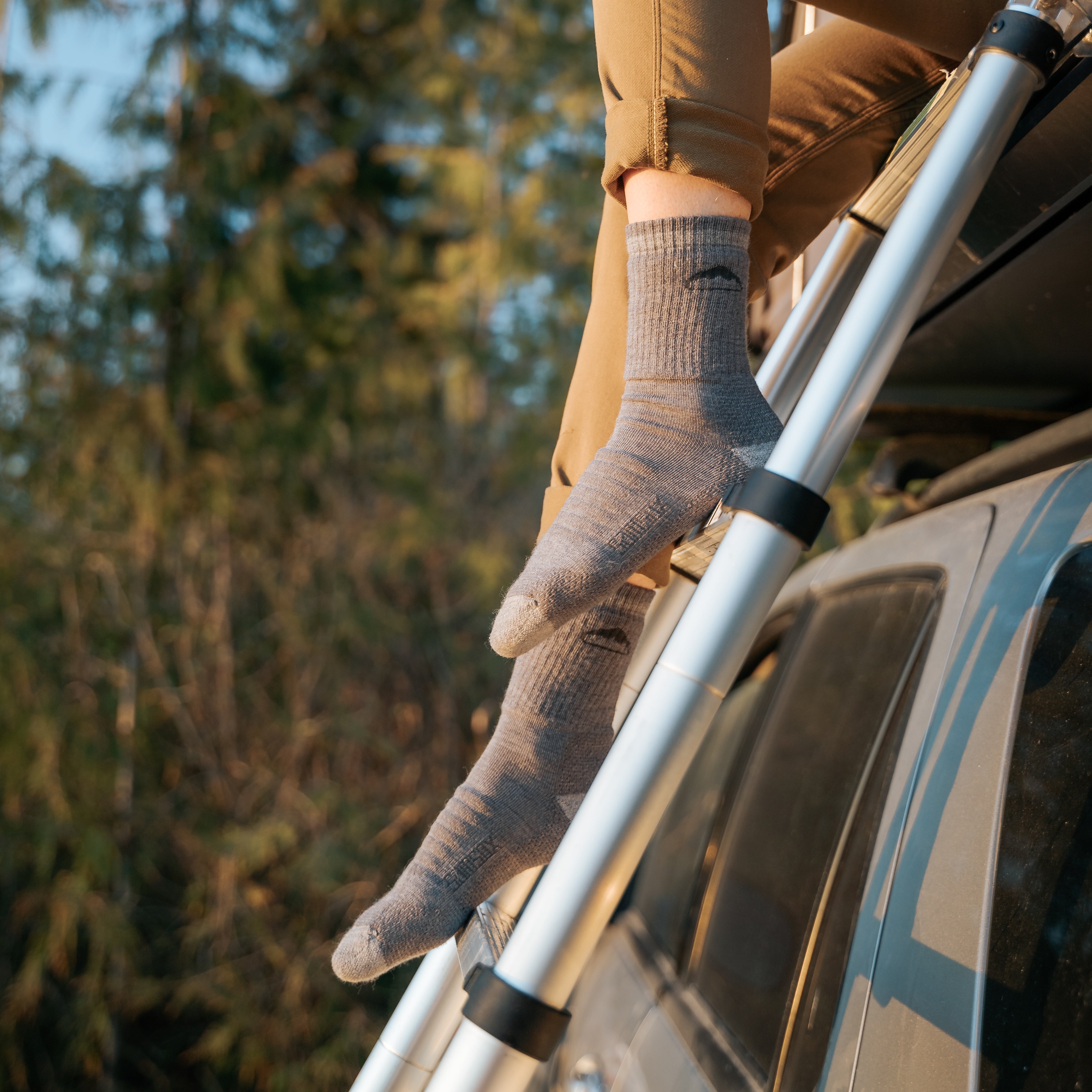 Charleston Midweight Merino Wool Hiking Socks ( 3/4 Crew, 1 Pair)