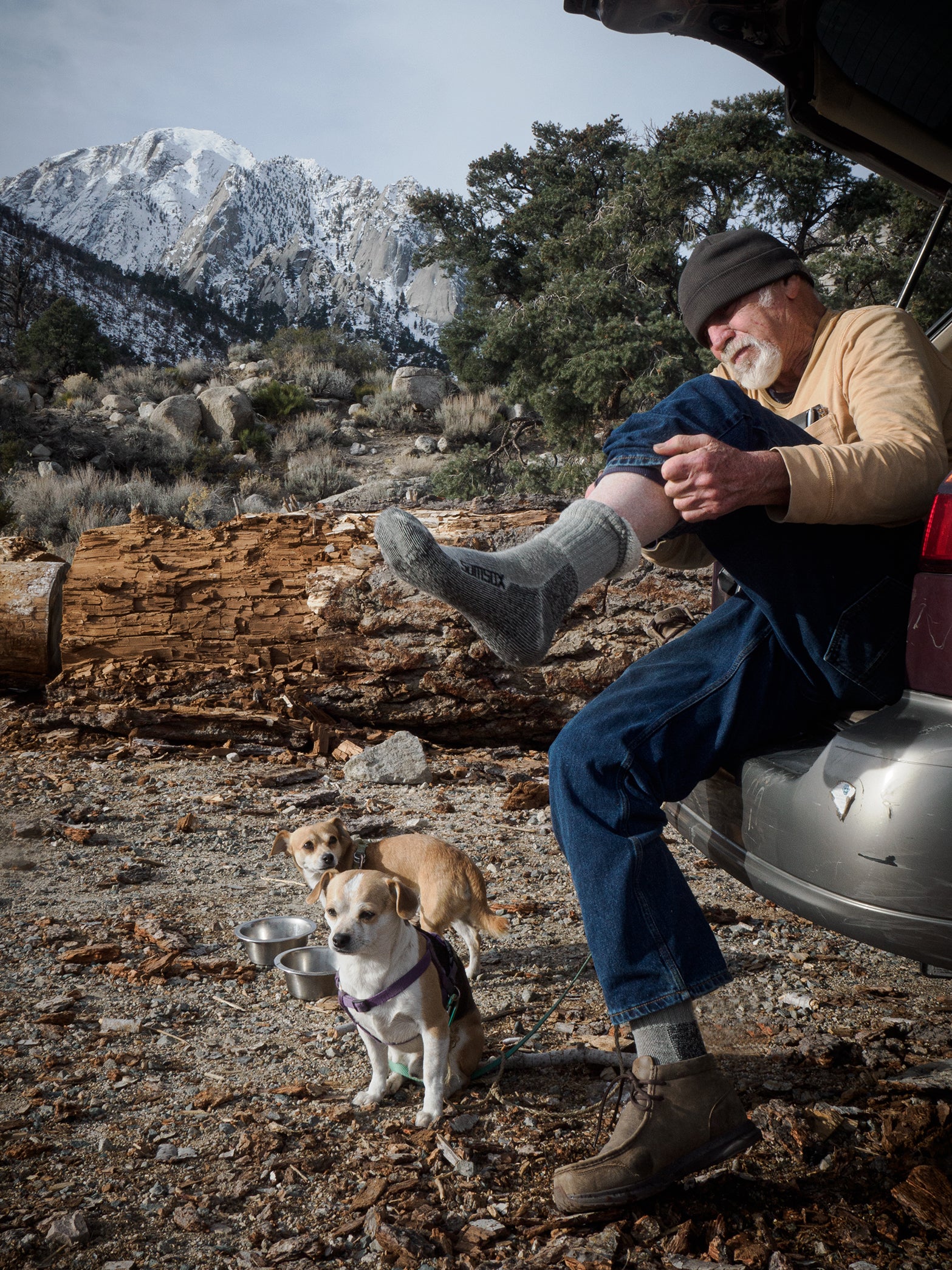 Bozeman Lite Midweight Merino Wool Expedition & Boot Socks (Mid Calf, 1 Pair)