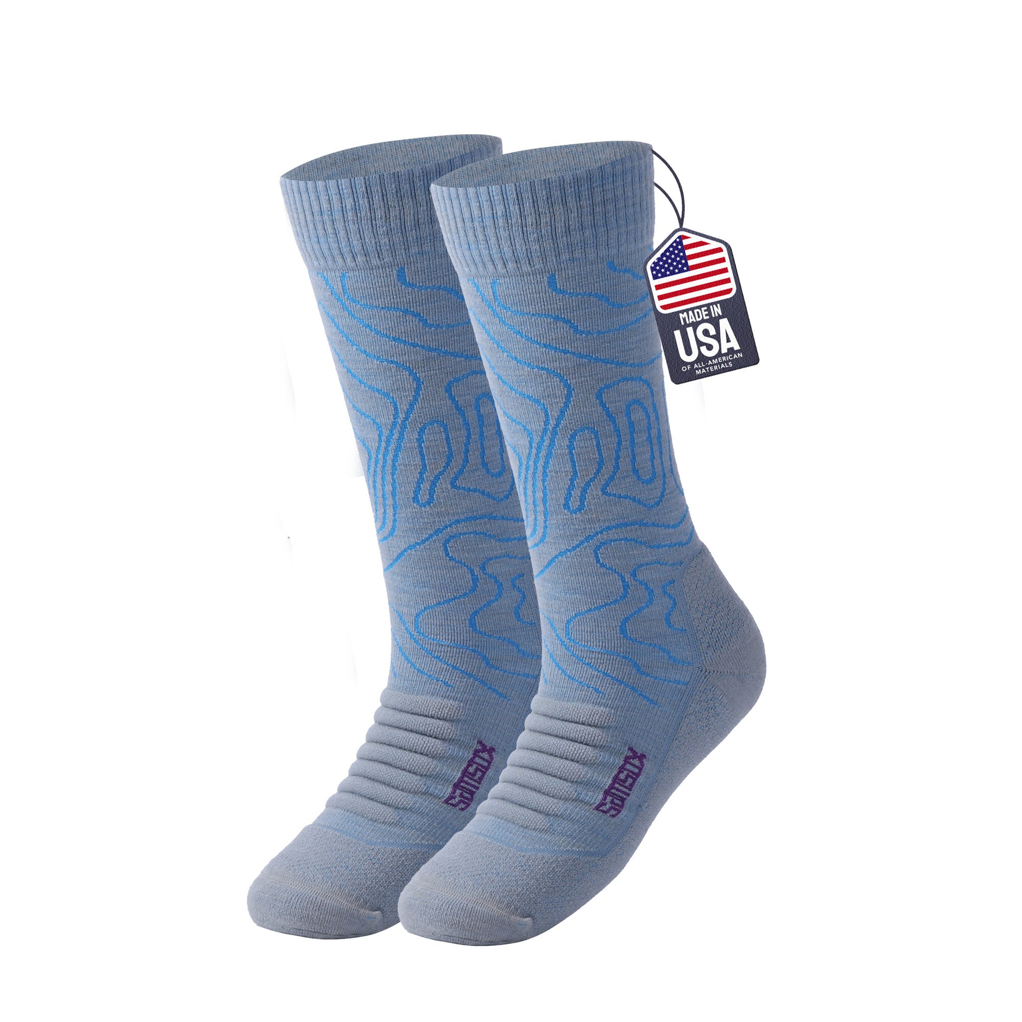 Sierra Crew Merino Wool Hiking Socks (1 Pair)