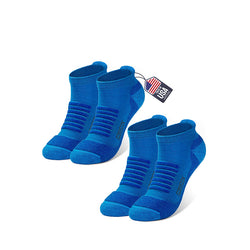 Charleston Low-Cut Merino Wool Running Socks (2-Pair)