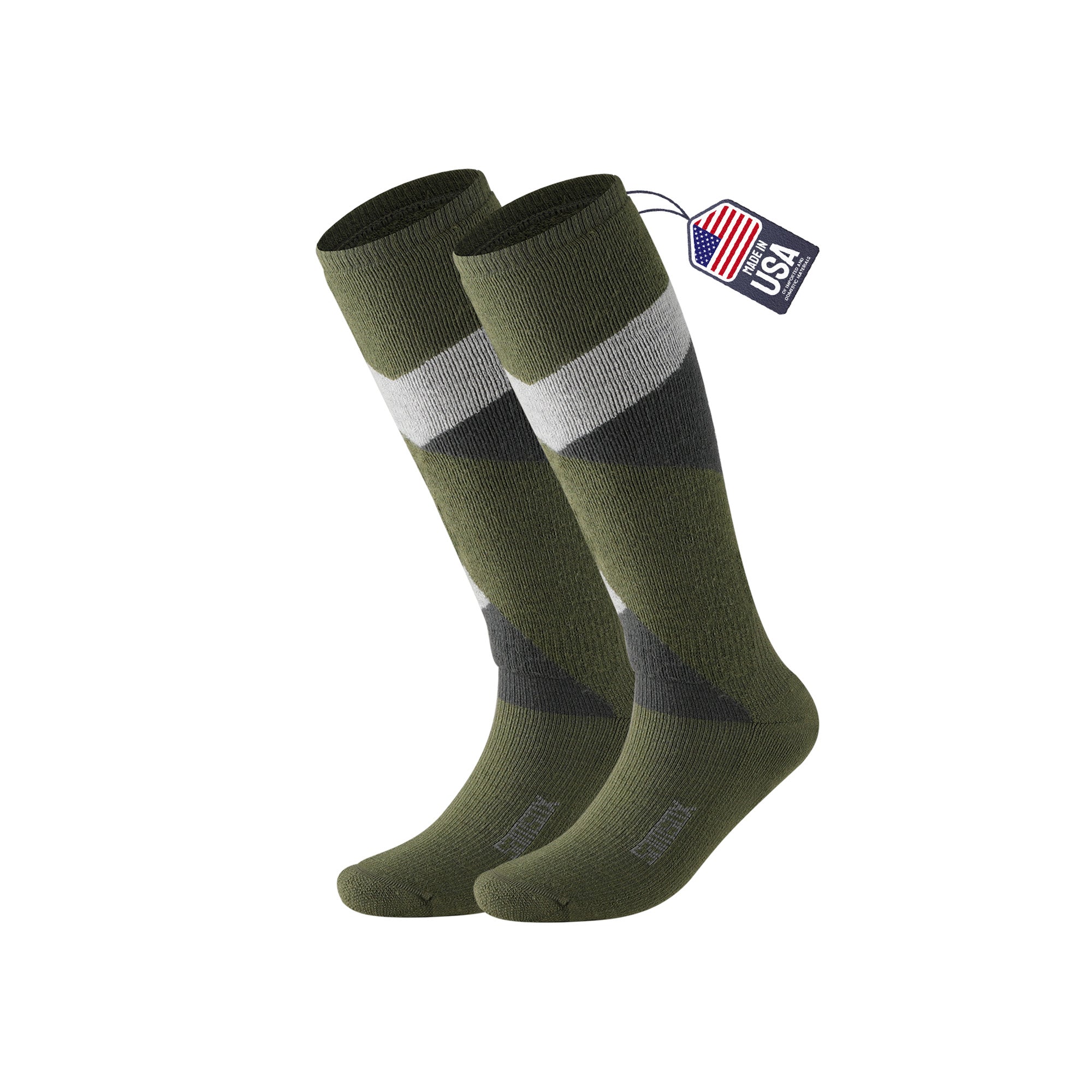 Loveland Heavyweight Merino Wool Ski & Snowboard Socks  (Over the Calf, 1 Pair)