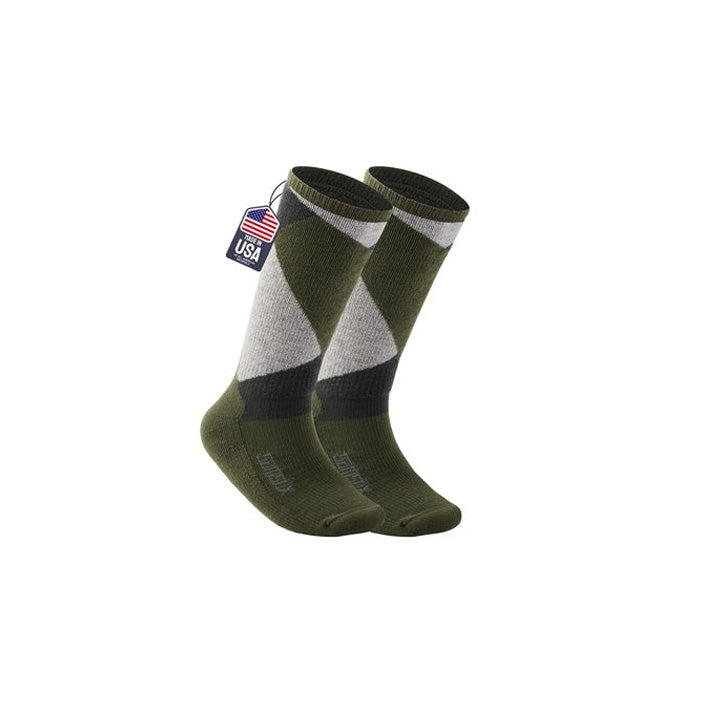 Loveland Kids Heavyweight Merino Wool Ski & Snowboard Socks (Over the Calf, 1 Pair)