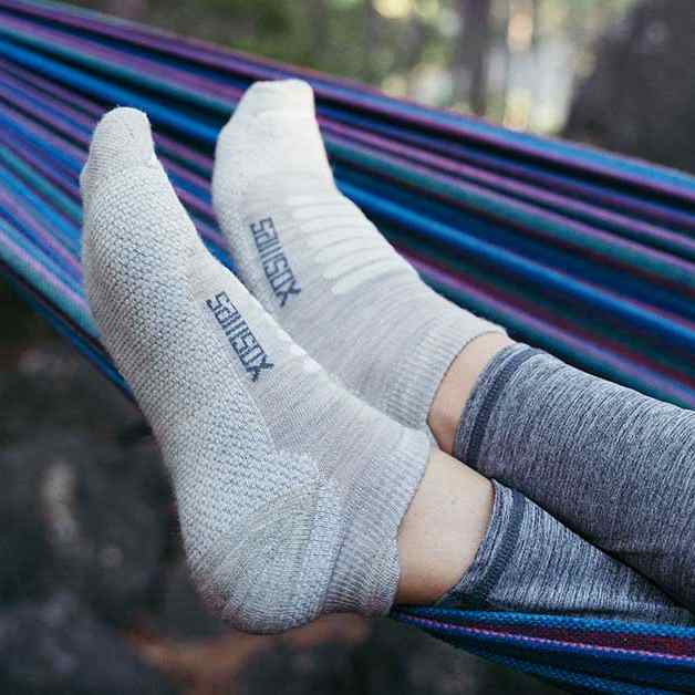 Charleston Midweight Merino Wool Running Socks (Low-Cut, 2-Pair)